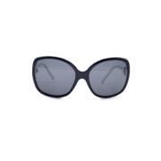 Pre-owned Metal sunglasses Chanel Vintage , Black , Dames