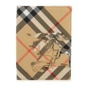 Paspoorthouder met Equestrian Knight Design Burberry , Beige , Heren