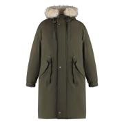 Technische stof parka met afneembare bodywarmer Gant , Green , Heren