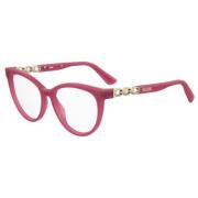 Stijlvolle Bril in Kleur 8CQ Moschino , Red , Dames