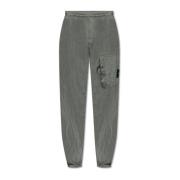 Broek met logo Stone Island , Gray , Heren