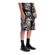 Bloemenprint Bermuda Shorts Set Dolce & Gabbana , Multicolor , Heren