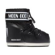 Zwarte enkellaarzen voor vrouwen Moon Boot , Black , Dames