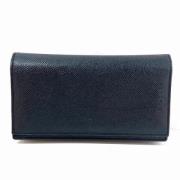 Pre-owned Leather wallets Bvlgari Vintage , Black , Dames