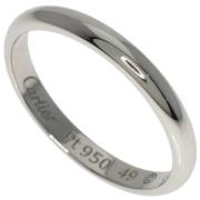 Pre-owned Platinum rings Cartier Vintage , Gray , Dames