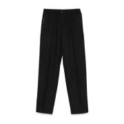 Stijlvolle broek met rechte snit Lacoste , Black , Heren