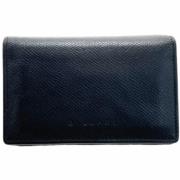 Pre-owned Leather wallets Bvlgari Vintage , Black , Dames