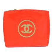 Pre-owned Leather wallets Chanel Vintage , Red , Dames