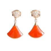 Pre-owned Rose Gold earrings Bvlgari Vintage , Yellow , Dames