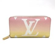 Pre-owned Leather wallets Louis Vuitton Vintage , Pink , Dames