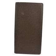 Pre-owned Leather wallets Louis Vuitton Vintage , Brown , Dames