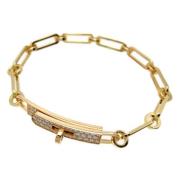 Pre-owned Yellow Gold bracelets Hermès Vintage , Yellow , Dames