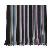 Sjaal met streepjespatroon PS By Paul Smith , Multicolor , Heren