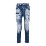 Stijlvolle Broeken voor Mannen Dsquared2 , Blue , Heren