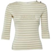 Pre-owned Fabric tops Dior Vintage , White , Dames