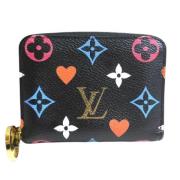 Pre-owned Canvas wallets Louis Vuitton Vintage , Black , Dames