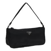 Pre-owned Nylon pouches Prada Vintage , Black , Dames