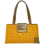 Pre-owned Canvas totes Bvlgari Vintage , Orange , Dames