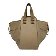 Pre-owned Leather handbags Loewe Pre-owned , Beige , Dames