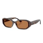 Stijlvolle zonnebril met bruine lenzen Jimmy Choo , Brown , Dames