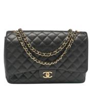 Pre-owned Fabric chanel-bags Chanel Vintage , Black , Dames