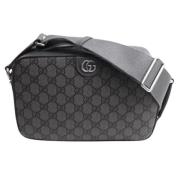 Pre-owned Canvas gucci-bags Gucci Vintage , Gray , Unisex