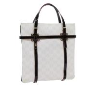 Pre-owned Canvas handbags Loewe Pre-owned , White , Dames