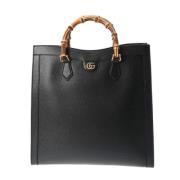 Pre-owned Leather gucci-bags Gucci Vintage , Black , Dames