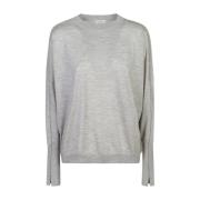 Grijze Sweater Collectie Brunello Cucinelli , Gray , Dames