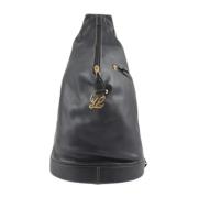 Pre-owned Leather shoulder-bags Loewe Pre-owned , Black , Dames