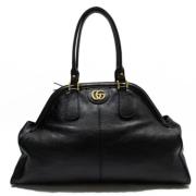 Pre-owned Leather gucci-bags Gucci Vintage , Black , Dames