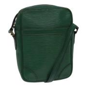 Pre-owned Leather louis-vuitton-bags Louis Vuitton Vintage , Green , D...