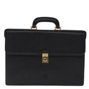 Pre-owned Leather handbags Loewe Pre-owned , Black , Dames