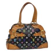 Pre-owned Canvas louis-vuitton-bags Louis Vuitton Vintage , Black , Da...