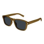 Bruin/Donkergrijs Zonnebril SL 710 SUN Saint Laurent , Brown , Heren