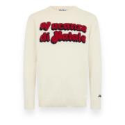 Vakantie Logo Sweater Collectie MC2 Saint Barth , Beige , Heren