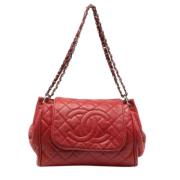 Pre-owned Fabric chanel-bags Chanel Vintage , Red , Dames