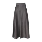 Grijze Rok Gonnellone Manolana Mariuccia Milano , Gray , Dames