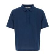 Blauw Katoenen Poloshirt Gimaguas , Blue , Heren