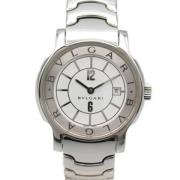 Pre-owned Stainless Steel watches Bvlgari Vintage , White , Dames