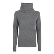 Lange Mouw Flanellen Pullover Polo Ralph Lauren , Gray , Dames