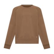 Sweatshirt met logopatch PS By Paul Smith , Brown , Heren