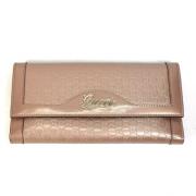 Pre-owned Leather wallets Gucci Vintage , Pink , Dames