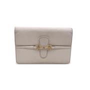 Pre-owned Leather gucci-bags Gucci Vintage , Beige , Dames