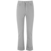 Jewelled High-Waisted Broek Panicale , Gray , Dames