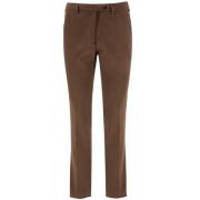 Stijlvolle Tailored Broek Berwich , Brown , Heren