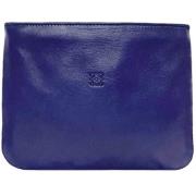 Pre-owned Leather clutches Loewe Pre-owned , Blue , Dames