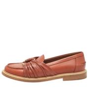 Pre-owned Leather flats Chloé Pre-owned , Brown , Dames