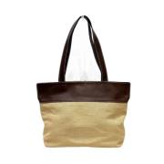 Pre-owned Canvas totes Chanel Vintage , Brown , Dames