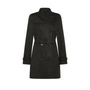 Nabucco Shell Trenchcoat RRD , Black , Dames